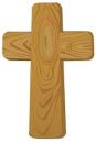 Wooden Cross Pin